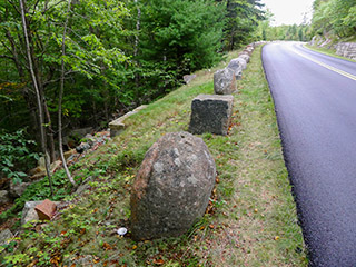 Looking N along the park loop road