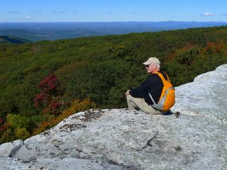 Hanging out on the edge.