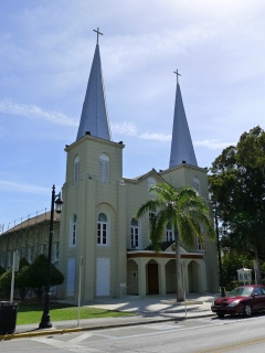 View of the church from Truman Avenue