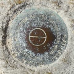 National Ocean Service Tidal Bench Mark Disk 872 4557 TIDAL 5