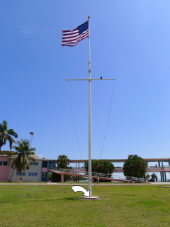 Looking SE toward Flamingo Visitor Center.