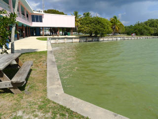 Looking NE, showing part of Flamingo Visitor Center.