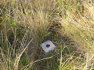 Eyelevel view of the disk and monument.