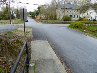 Looking WSW along Canal Rd. toward Route 611.