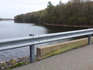 Looking ENE toward the eastern shore of the lake.