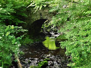 Pennsylvania Coal Company gravity railroad bridge