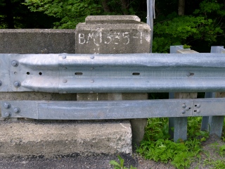 Paint indicating ‘BM 1335-1’