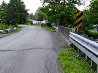 Looking SE along Cortez Rd.