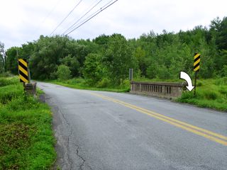 Looking S along Cortez Rd.