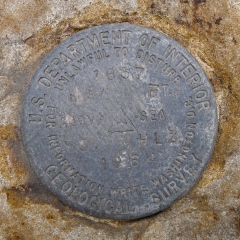 USGS Bench Mark Disk 3 HLZ