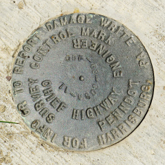 PennDOT Survey Control Mark 06F-63-3034-11