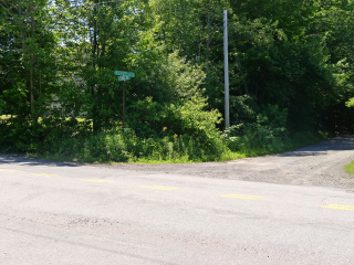 Intersection of Tisdel and Old Gravity Rds. Looking S.