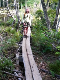 Zhanna likes bogwalks!