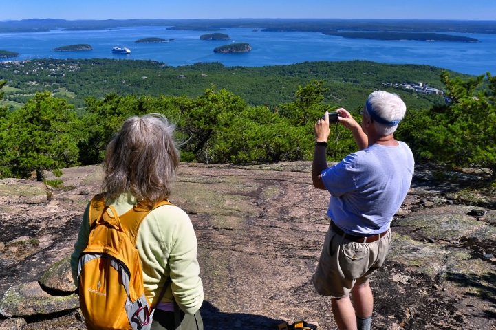 It was a perfect day for views of the bay.