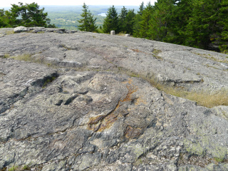 Former site of BLUE HILL LOOKOUT TOWER 1956