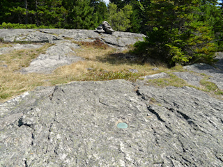 Looking WSW toward the station (near cairn).