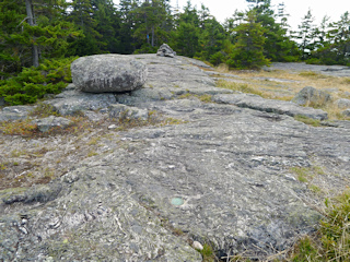 Looking NW toward the station (near cairn).