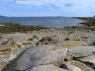 Looking NE toward the northern tip of Baker Island.