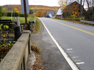 Looking NE along Rt. 292, toward intersection with Rt. 92.