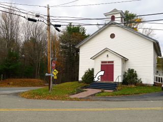 View of the church from School House Road.