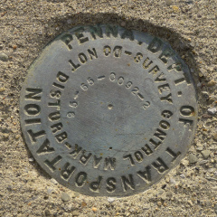 PennDOT Survey Control Mark 95-65-0092-2