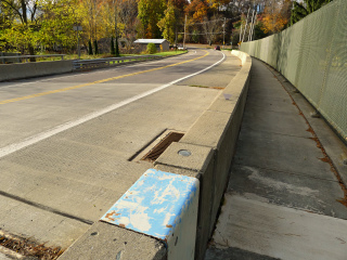 Looking SW along PA Route 92.