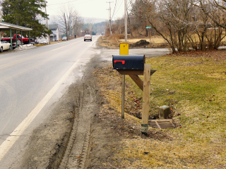 Looking W along Main Street (Route 79) toward Doolittle Road.