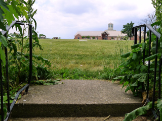 Looking W toward the National Civil War Museum