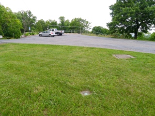 Looking SSW toward the parking area.