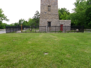 Looking NNE toward the Mt. Penn Lookout Tower (KV3831).