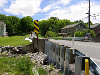 Looking SE along Route 670 toward old Stonewall Inn.