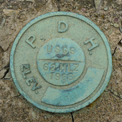 USGS Bench Mark Disk 62 HLZ