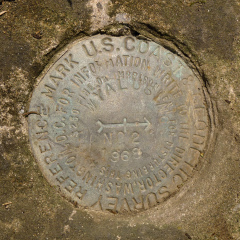 NGS Reference Mark Disk WYALUSING RM 2