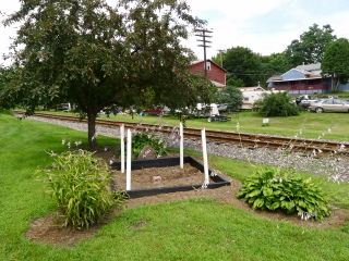 Looking NW toward the old creamery