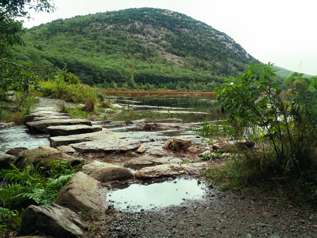 View of Huguenot Head from the Tarn.