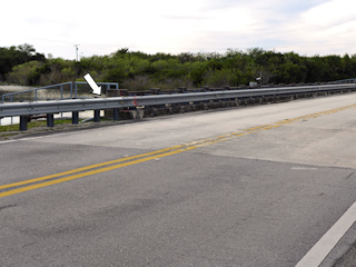 Looking SW across the Tamiami Trail toward the mark.