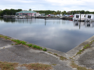 Looking SE toward the Marina Store.