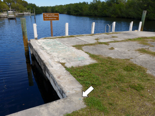 Looking NNE toward the canal