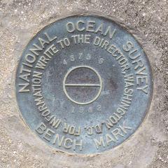 Florida DNR Tidal Bench Mark Disk 872 4375 G TIDAL