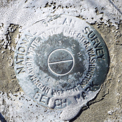 Florida DNR Tidal Bench Mark Disk 872 4332 H TIDAL