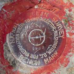 Florida DNR Tidal Bench Mark Disk 872 3872 D TIDAL