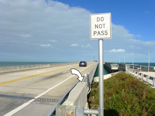 Looking NE along the Long Key Viaduct