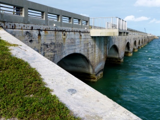 Looking NNE toward the old Long Key Viaduct