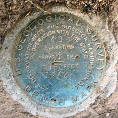 USGS Bench Mark Disk 4 B