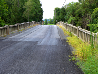 This neat old bridge has seen better days.