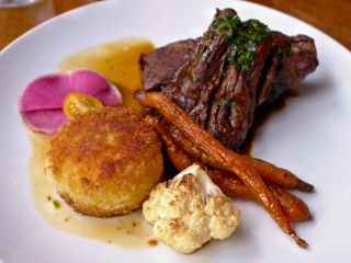 Asian Braised Sirloin, Dinner, Rogue Café