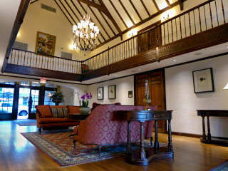 Renovated Bar Harbor Club, lobby