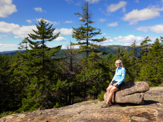 Hunters Brook Trail, Triad Pass