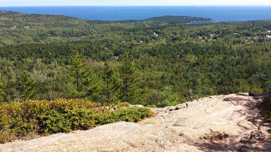 Looking southeast toward Otter Point