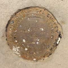 USGS Bench Mark Disk 75 C